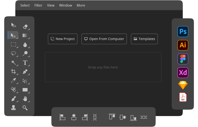 Online PhotoSoft UI