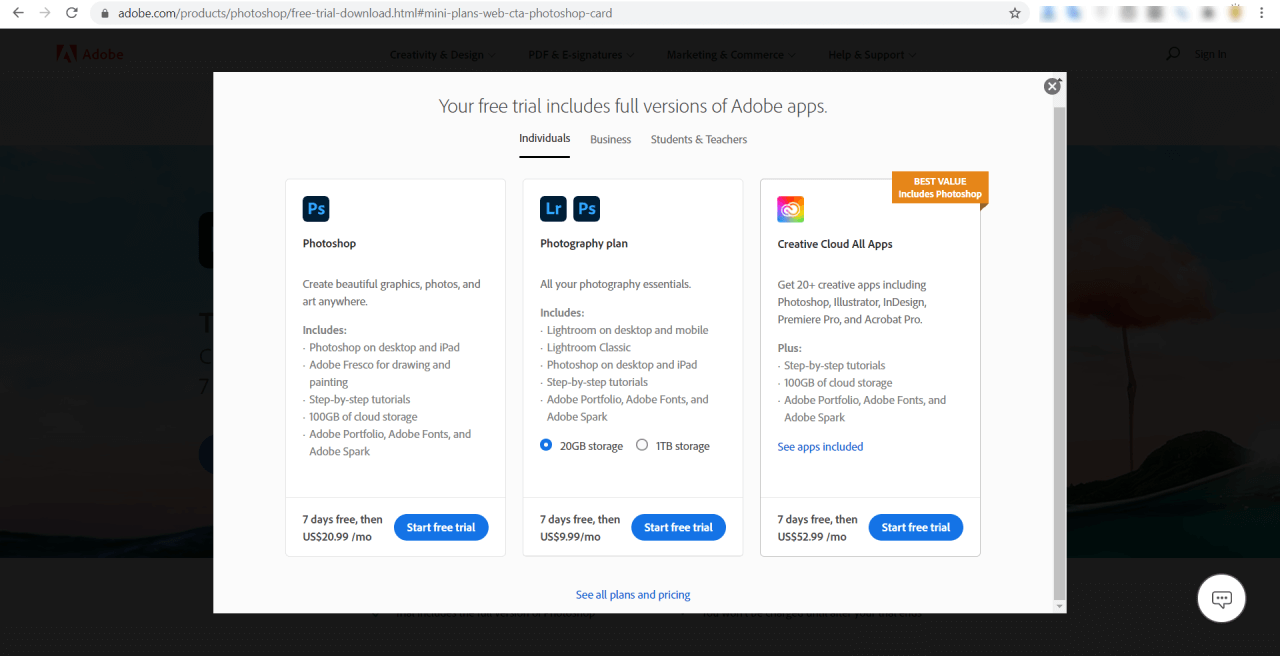adobe cloud free trial adobe cloud free trial